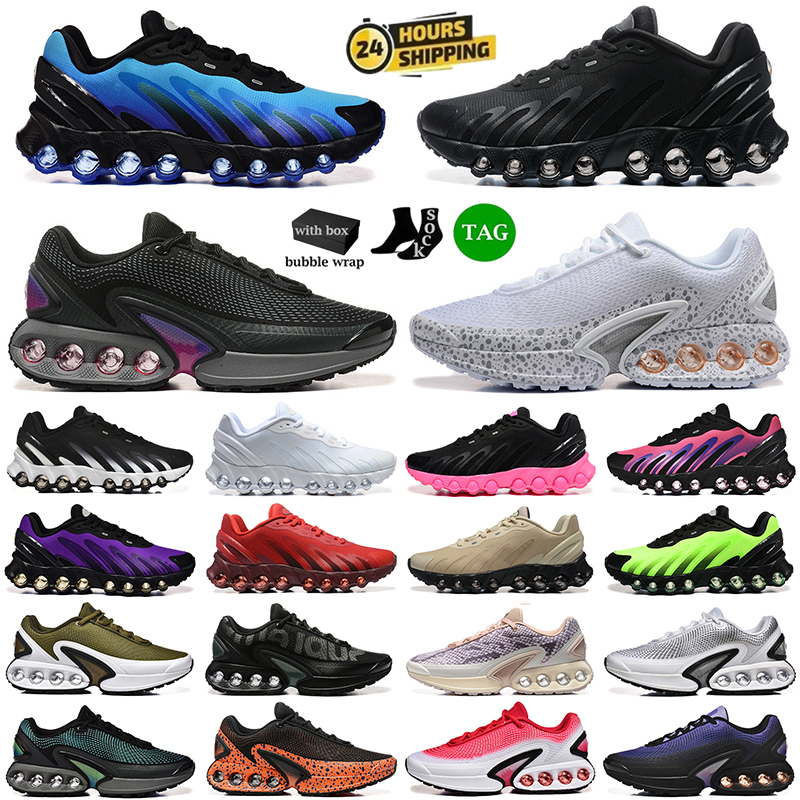 With Box Mens DN8 Running Shoes Womens Dn Plus Sneakers Designer Shoes Triple Black White Blue Pink Bright Green Dns Tns Trainers Thick sole Sports Shoes Size 36-46