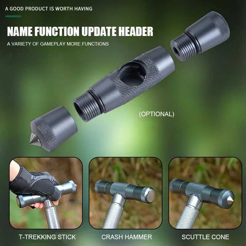 CEOI GWOK Professional Multifunctional Trekking Poles Aluminum Alloy Hiking Stick for Outdoor Climbing Adventures Walking Sticks G251220