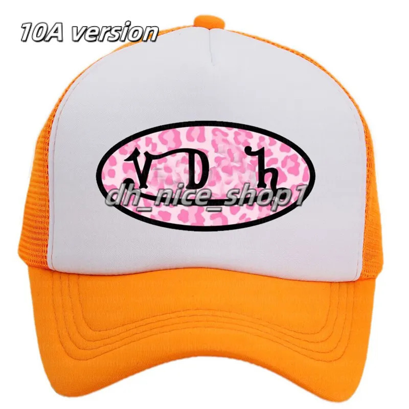 2026 10A von ducth Designer Hat Mens Cap Luxury Women Usa High Street Trucker Hats Baseball Golf Travel Party Hip Hop Sun Protection Snapback Adjustable von ducth d77