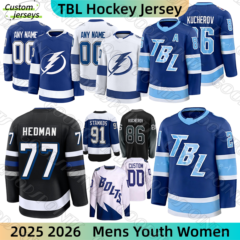 Brandon Hagel tampa bay hockey jerseys lightning jersey Guentzel #88 Andrei Vasilevskiy Nikita Kucherov Hedman Cirelli Raddysh Point Lilleberg 2026 Stadium Series