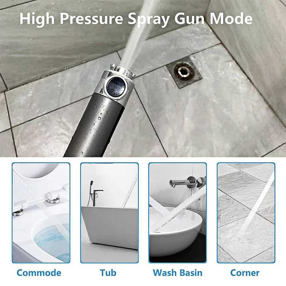 3 Modes High Pressure Water Saving Filter Powerful Shower Head Massage Spa Handheld Showerhead with ON/OFF Switch for Bathroom C251220