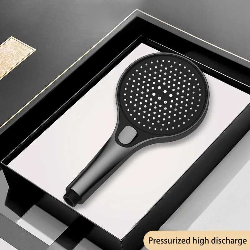 High Pressure 13cm Shower Head Black 3 Modes Water Saving Spray Nozzle Massage Rainfall Shower Bathroom Accessories New C251220