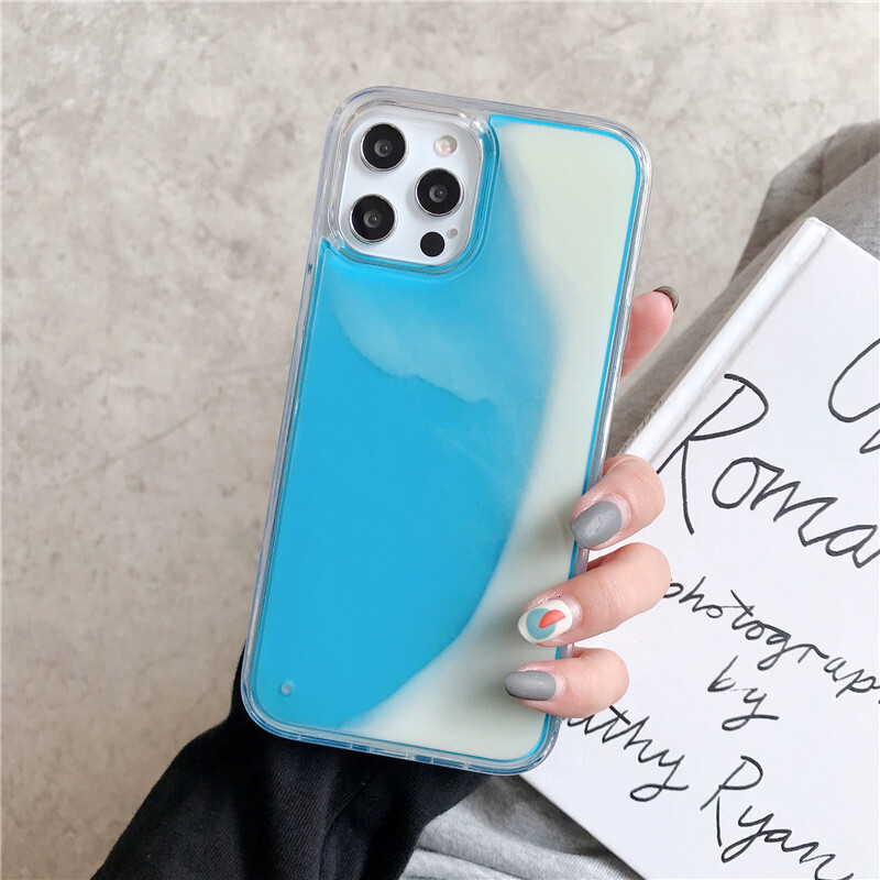 Solid Color Liquid Quicksand Compatible with iPhone 17 Pro Max Case Apple 16 Luminous 15 Full Coverage 14 Export Model