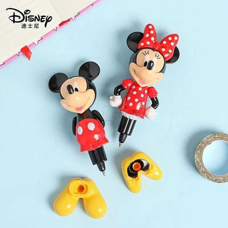 Disney Cartoon Animation Stationery Mickey Mouse Style Student Pen Creative Cartoon Cute 3D Three-dimensional Ballpoint Pen H251220