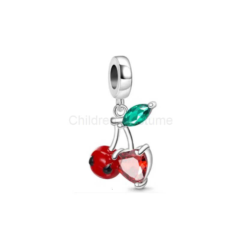 Disney 2026 Spring Hot Selling Butterlfy Flower Cherry Bird Diy Bead Pendant Fit S925 Bracelet Women DIY Jewelry Gift H251220
