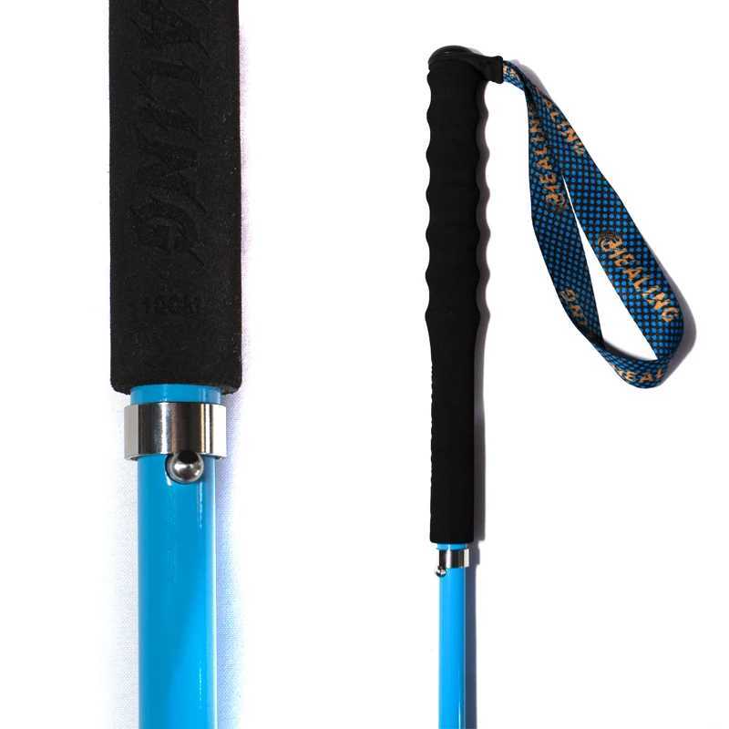 Ultralight Sticks T800 Carbon fiber Running Poles Outdoor Trekking Pole Hiking Stick 5-Sections Folding City Walking Sticks G251220