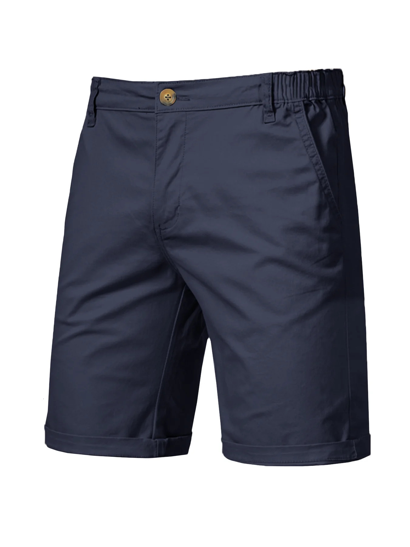 Mens Casual Suit Shorts Summer Business Knee Pants Classic Khaki American Style Streetwear Golf Beige 251219