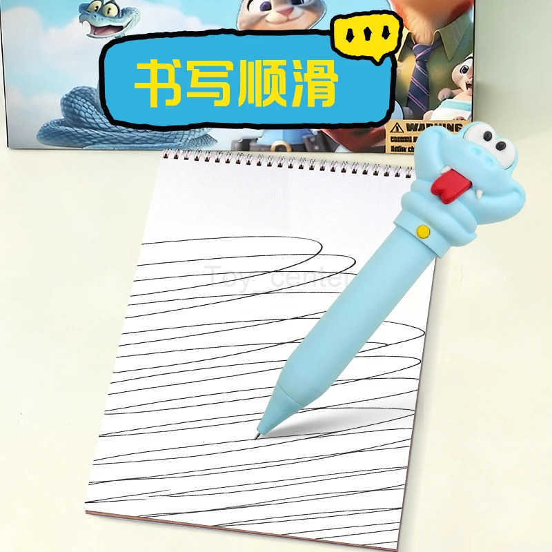 Disney Zootopia 2 Peripheral Gary The Snake Cartoon Serum Pen Gel Pen Backpack Decoration Desktop Ornament Collectible Fun Toy Gift H251220