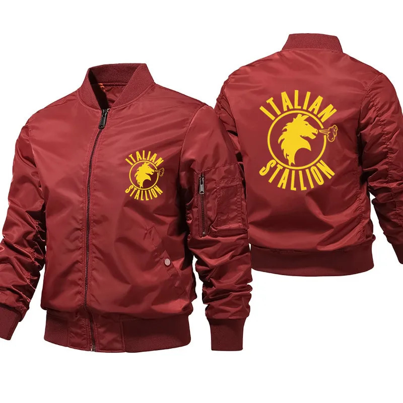 Balboa Italian Stallion Jacket Mens Clothes Bomber Jackets Coat Windbreaker Plus Size Thick Parkas 251211 - view 5