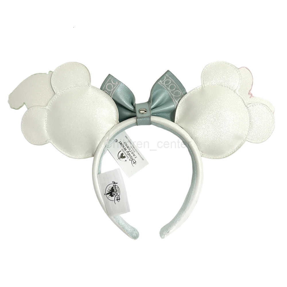 Disney embroidery Mickey Mouse Ear Headband Sequin Solid Color Hairbands for Girls Santa Claus Halloween Cosplay Headwear H251220 - view 4