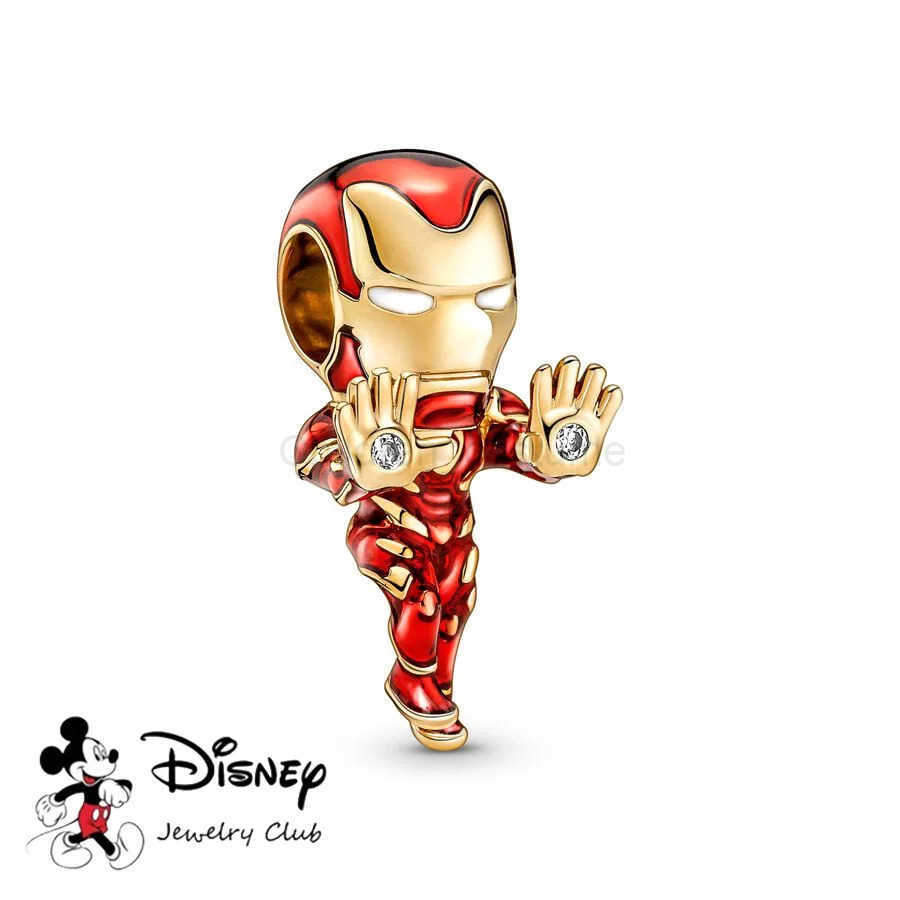 Disney Charms Marvel Spider-Man Iron Man Hulk Scarlet Witch Captain America Beads Fit Original Bracelets DIY Jewelry Gift H251220
