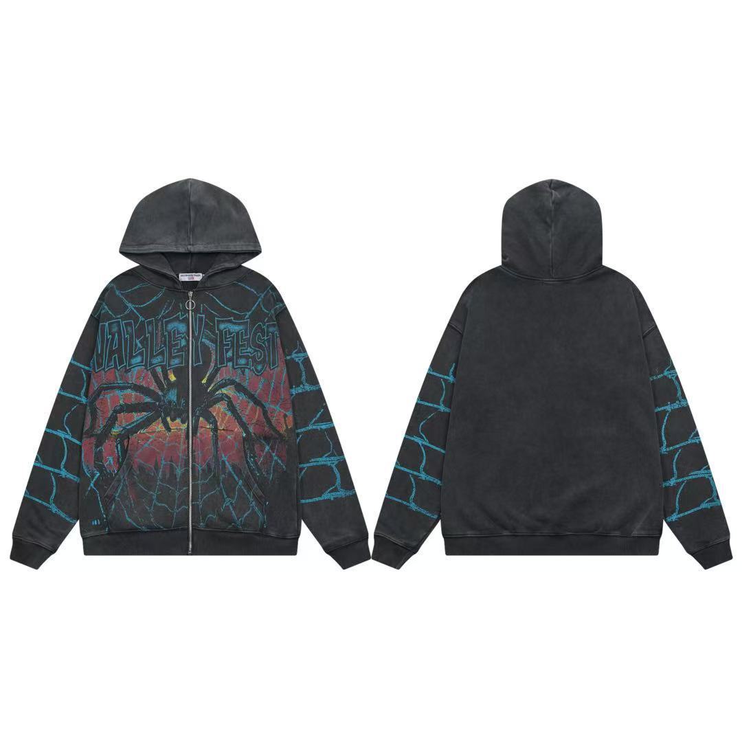 Vale Hoodie Designer Men's Valley Dreams Hoodie Val Retro Figure Print Loose Casual Hoodie For Men And Women In Autumn And Winter 96