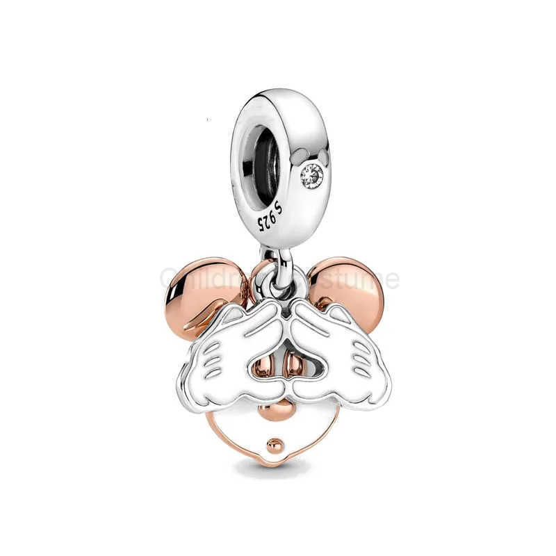 Disney European Hot Selling 925 SilverMouseElephantDuckBead Pendant Suitable for Original Bracelet DIY Exquisite Jewelry H251220