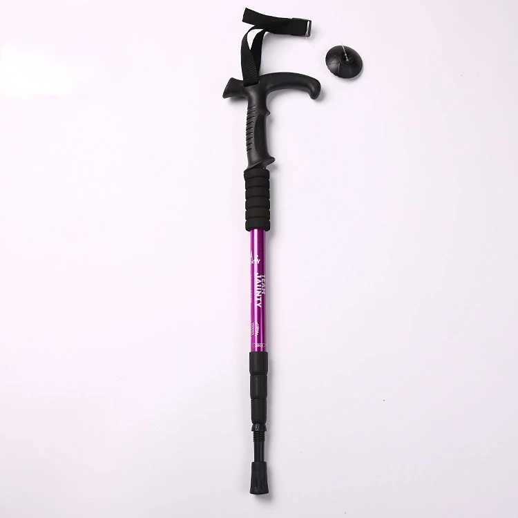 Trekking Pole Ultralight Walking Sticks Adjustable Hiking Canes Telescopic Crutch for Walking Sticks Hiking Accessories G251220