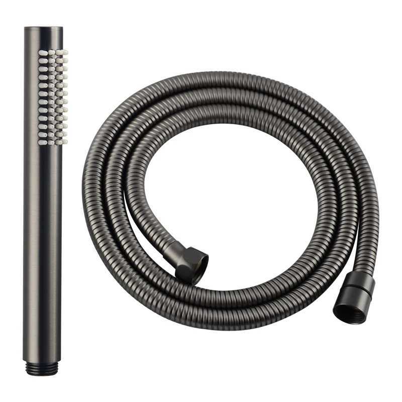 Brass Handheld Shower Head Brushed Golden Hand Held Shower Sprayer Nickel Bath Sprinkler Matte Black Rose Gold Handshower Chrome C251220