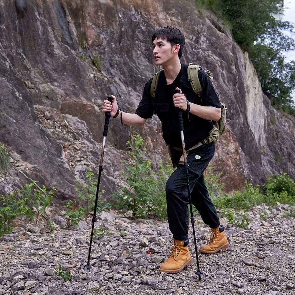 MOBI GARDEN Outdoor Hiking Poles Aluminum Alloy Telescopic Hiking Poles Climbing Adult Childrens Styles G251220