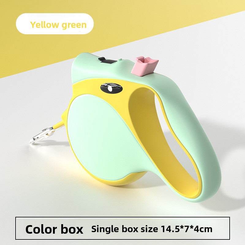 Retractable Dog Leash for Small Medium Dogs Corgi Shiba Inu with Comfortable Chest Strap for Outdoor Walking