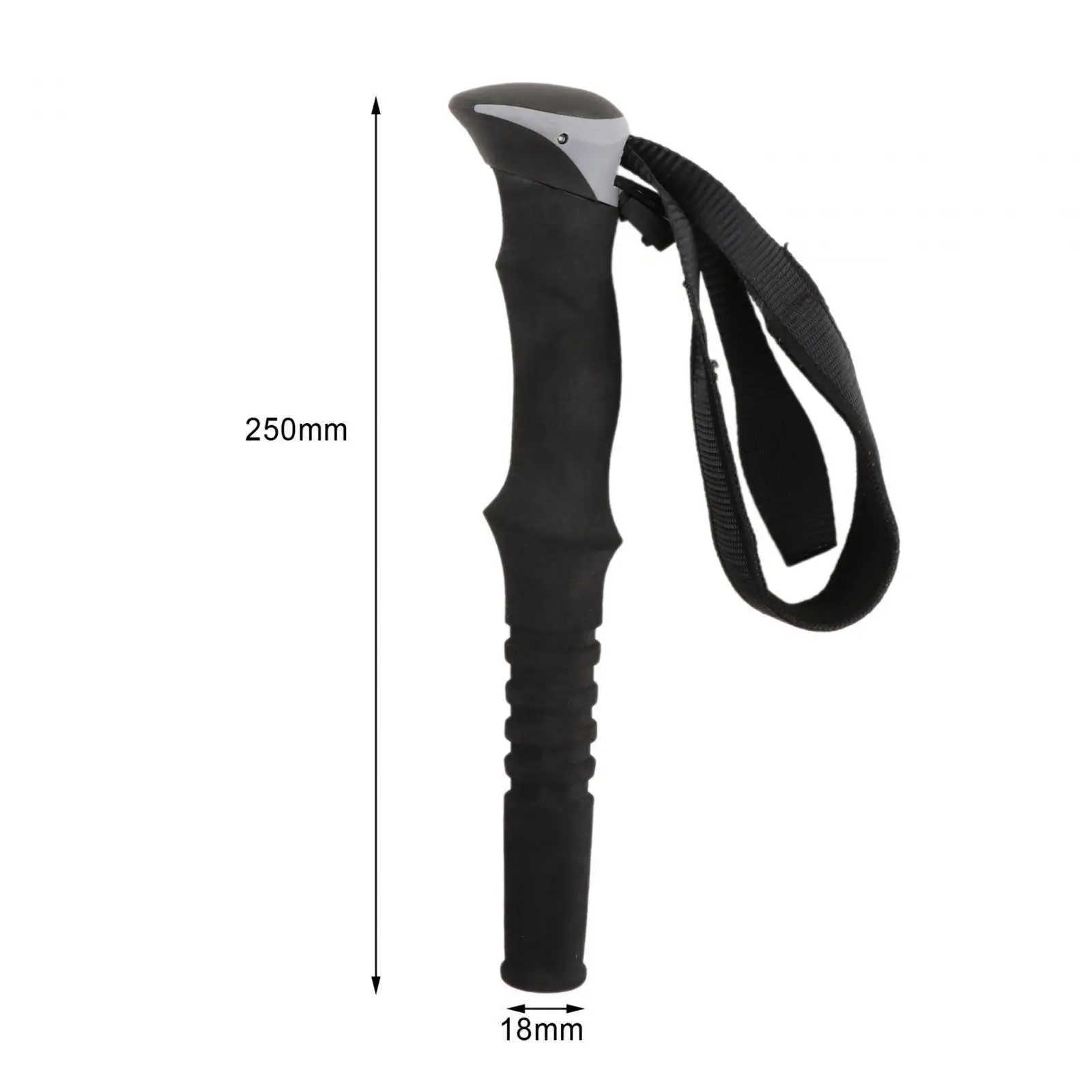 Walking Rod Hand Grip Ergonomic Handle Hiking Pole Handle for Outdoor Activities Rock Climbing Mountaineering Camping Travel G251220