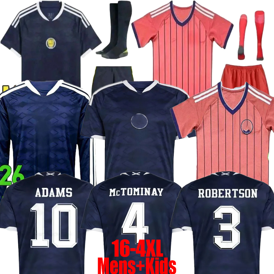 2026 World Cup Scotland Football Shirt Soccer Jerseys ROBERTSON Mctominay Mcgregor SHANKLAND MCGREGOR Maillot Woman Kids Kits Set Unifrom