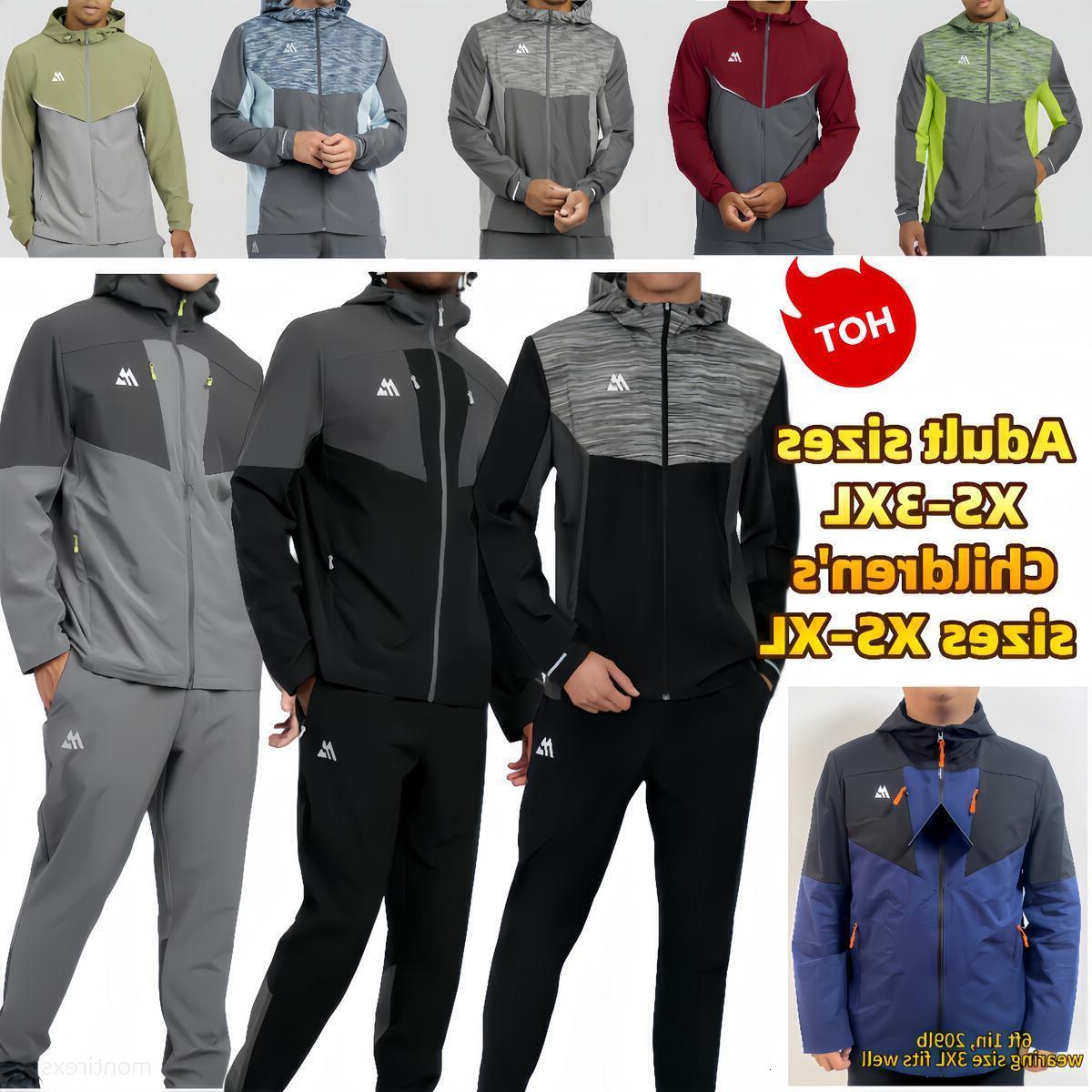 hot1 High quality monterex tracksuit Latest model tech Adult Children's Sizes monterrain set sports fiess monterex set jogging suits quick dry sportswear XS to 833