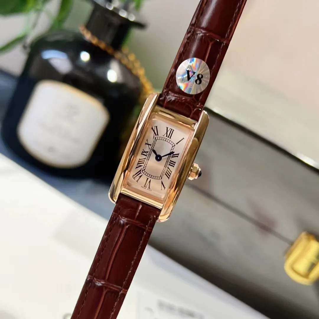 U1 Top-grade AAA For Mens Women Tankwatch Americaine Ultra Thin Watches Simple Appearance Modeling Imported Calfskin Sapphire Suitable Montre De Luxe Wristwatches