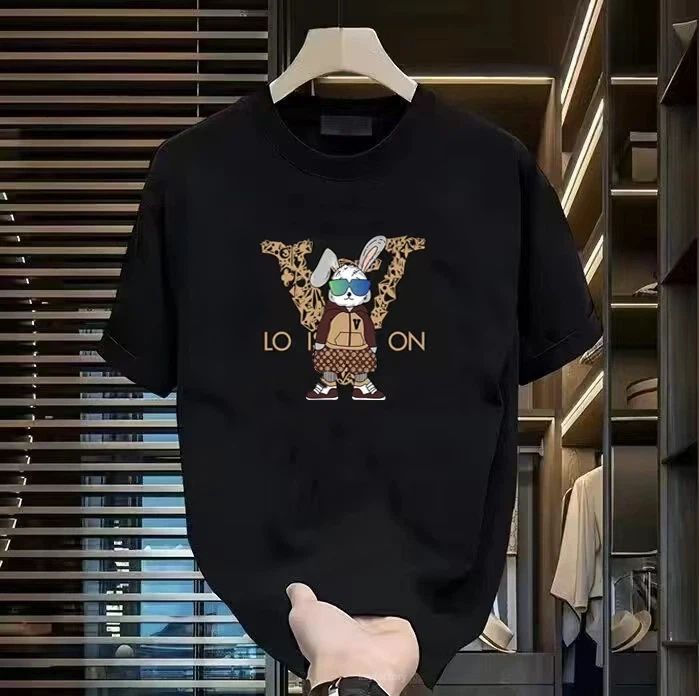 Designer Men's T Shirt for Mens Womens Shirts Fashion tshirt With Chest Letters Printed Casual Summer Short Sleeve Man Tees Tops Woman Clothing Black White Red Blue