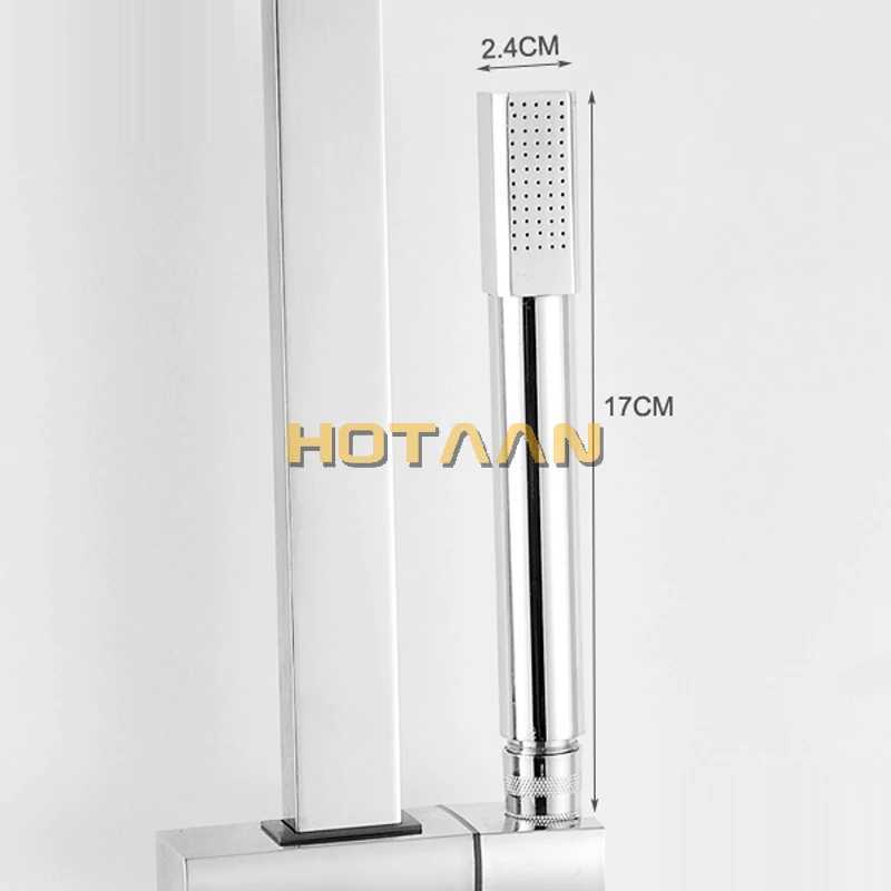 retail solid copper round hand shower luxury batnroom rain Hand Shower Head Chrome finish YT-5252 C251220