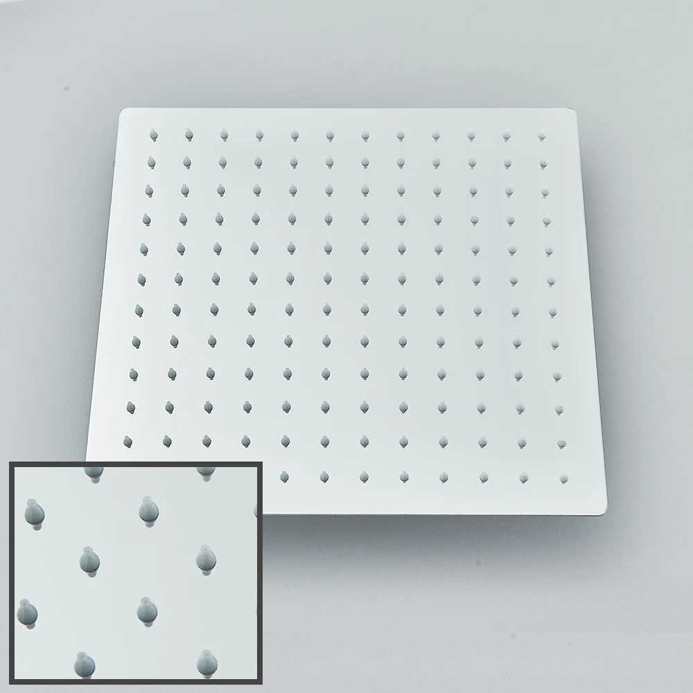 Bathroom Shower Head Chrome Ultrathin Rainfall Bath Head Wall Mounted Stainless Steel Bathroom Shower Accessories C251220