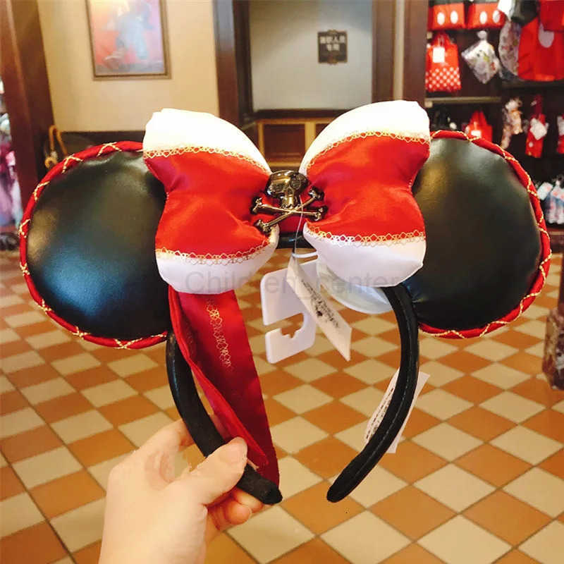 Disney Ear Headband For Women Disneyland Mickey Headband Adult/Child Plush Sequin Cosplay Girls Accessories Birthday Gifts H251220