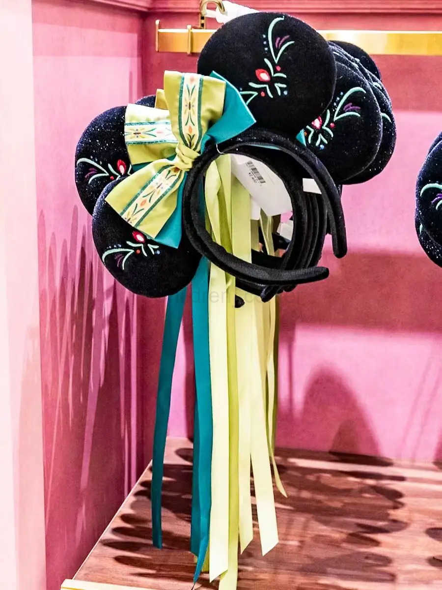 Disney 2025 Mickey Mouse Headband Disneyland New Speed Silver Nimbus PU Leather Headwear Children Girl Toys Decoration H251220