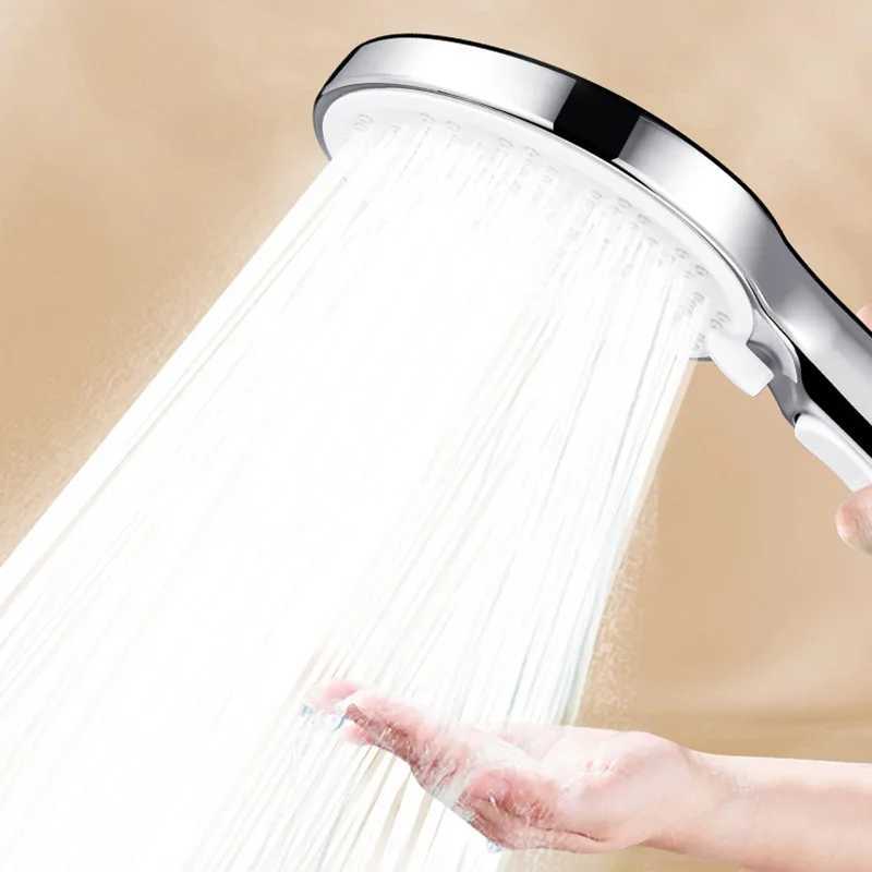 5 Jet Modes Shower Head High Pressure Water Saving Showerhead with One-click Stop High Flow Rainfall Spray Bathroom Accessories C251220