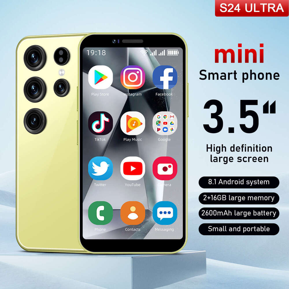 Renowned brand cross-border S24 Ultra mini 4G smartphone Android mini backup phone wholesale from manufacturer