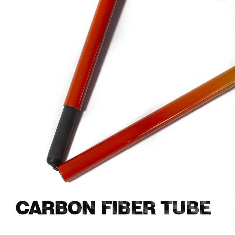 Ultralight Sticks T800 Carbon fiber Running Poles Outdoor Trekking Pole Hiking Stick 5-Sections Folding City Walking Sticks G251220