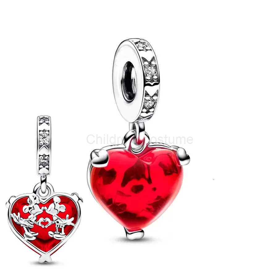 Disney Hot Toys HOT SALE Mickey Mouse Minnie Mouse Donald Duck Charm Beads fit Original Silver Bracelet DIY Exquisite Jewelry Gifts H251220