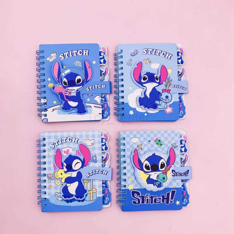 Disney Wholesale Stitch Stationery Set Colors Ballpoint Pen Correction Tape Stitch Tape Stitch Notebook Girl Christmas Gift H251220