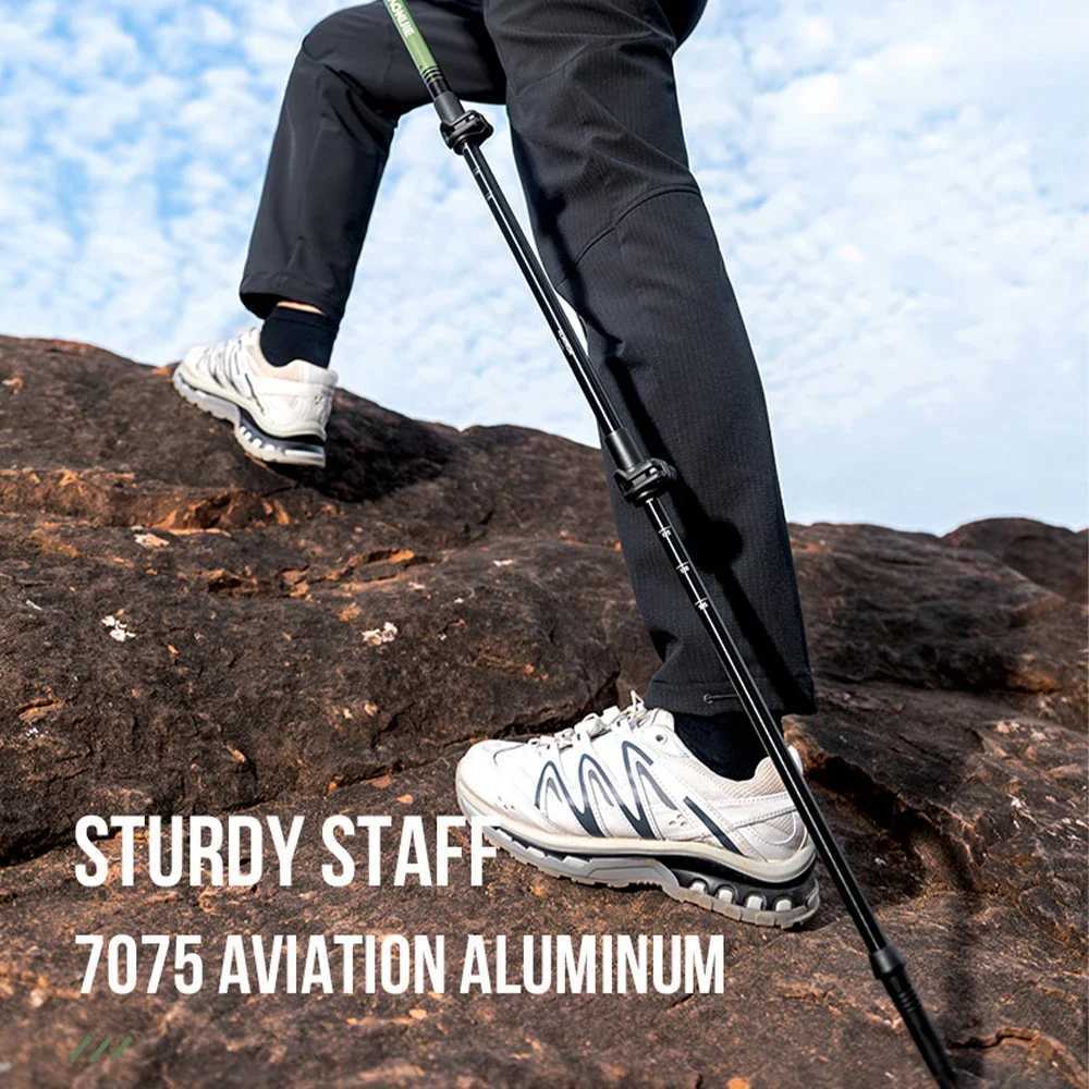 AONIJIE E4215 Outdoor Folding Trekking Poles Retractable Cross-country Running Poles Suitable for Mountaineering and Hiking G251220
