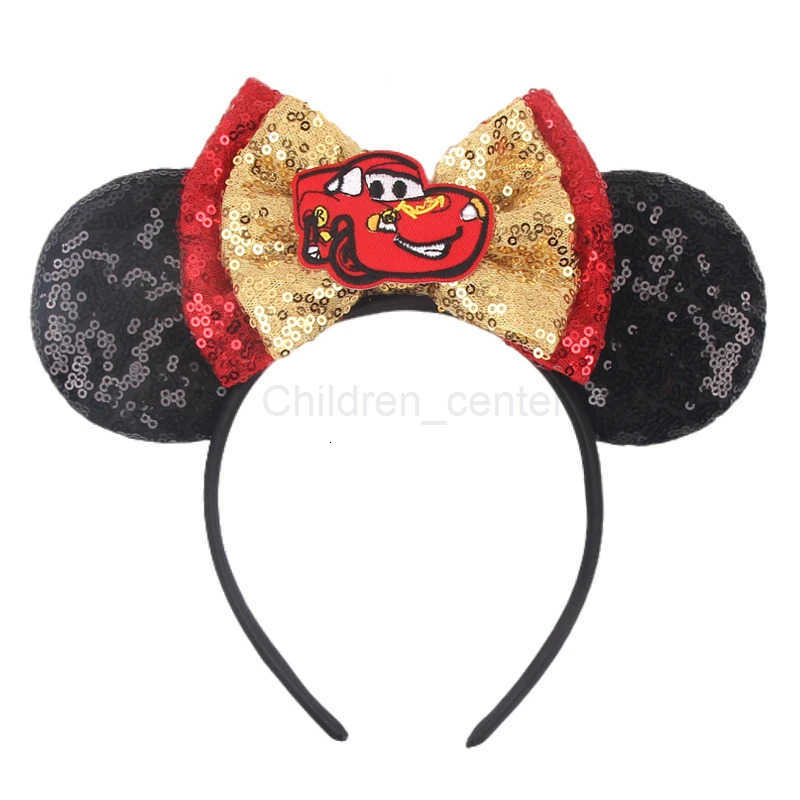 Disney Pixar Cars Ears Headbands for Girls Kid Lightning McQueen Hairband Cars on the Road Mater Headwear Women Hair Accessories H251220