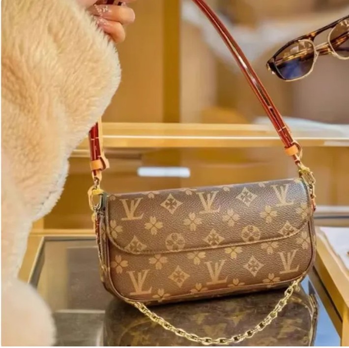 designer bag Underarm Mahjong Bag women classic old flower Chain small retro single shoulder bags crossbody lvslys bags carrying tote Clutch Handbags sac de luxe