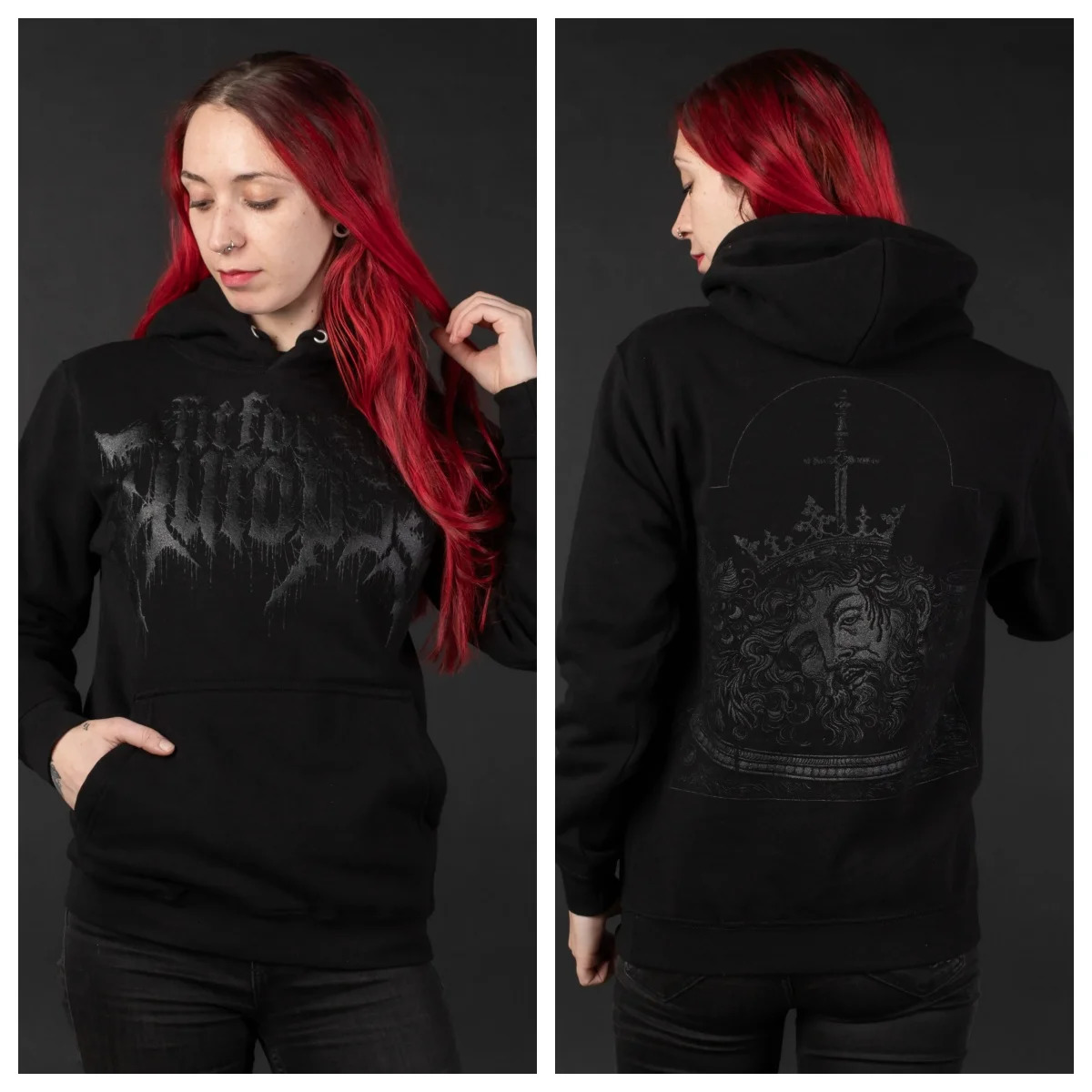 Fit for An Autopsy ICFY Limited Black on Hoodie 2026 Autumn Winter Highend Is Both Men and Women 251219