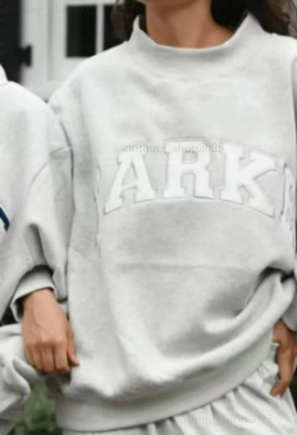 Parke Sweatshirt Yoga Hoodie Women Designer Parke Mockneck Hoodie Sports Jogging Sweatshirt Womens Autumn Loose Fit Letter Print Fashion Luxury Yoga Hoodie 190