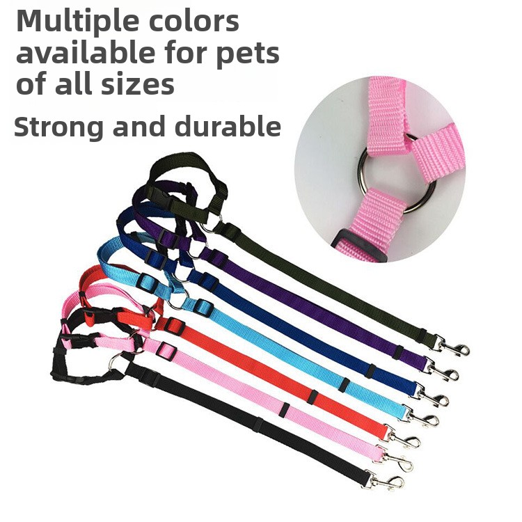 Pet Car Safety Belt Dog Leashes Headrest Harness with Strong Buckle for Small Medium Dogs