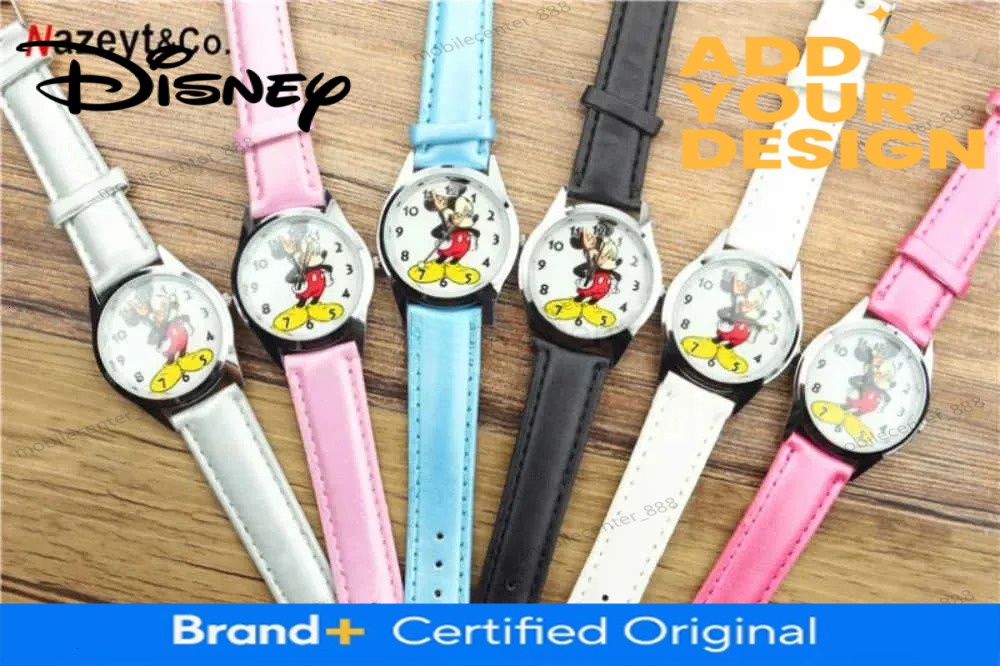 Disney custom Mickey Mouse Teen Adult Watches Vintage Articulating Hands Analog Quartz Watch for Women Men Teenager Fashion Wristwatch H251011