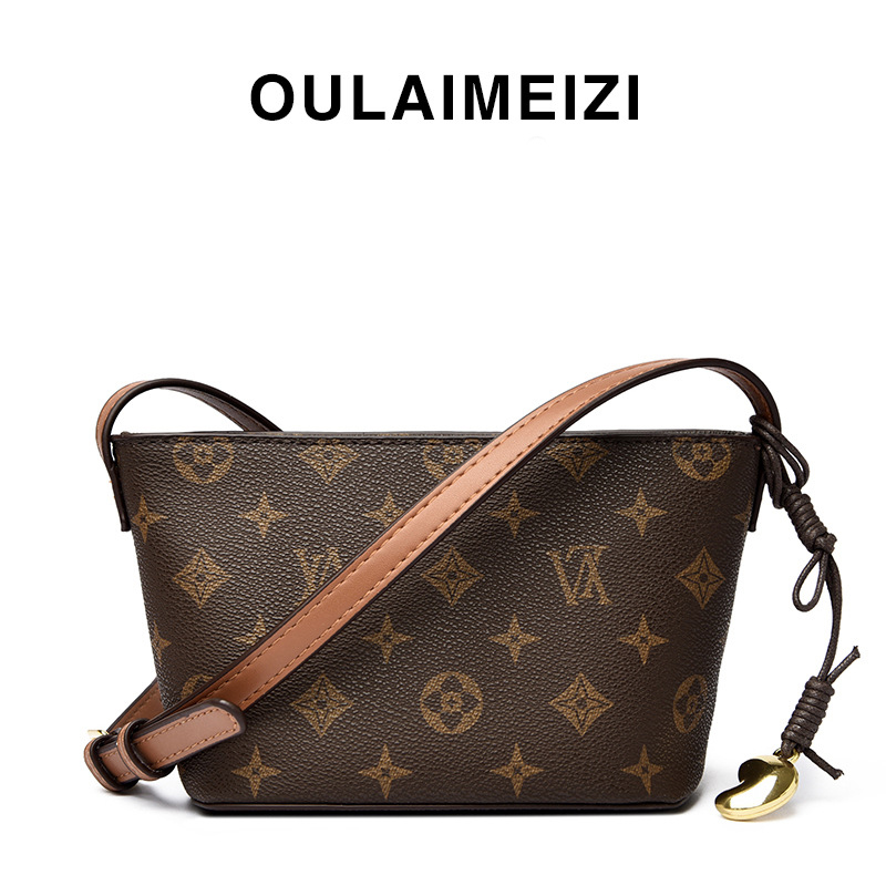 OULAIMEIZI Designer Bag 2025 new high-quality classic printed flap simple large capacity fashionable cross body bag for women
