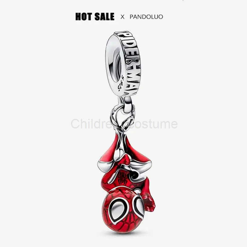 Disney NEW Marvel Series Iron Man Spiderman Charm Beads Fits Demogorgon Charm Original Bracelet Women 925 Silver Pendant Jewelry Gift H251220
