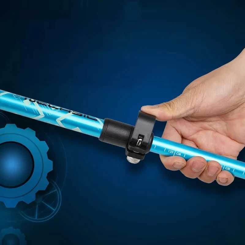 2PCS Trekking Poles Adjustable Ultralight Walking Sticks Alpenstock Outdoor Hiking-Climbing Mountaineering Sticks G251220