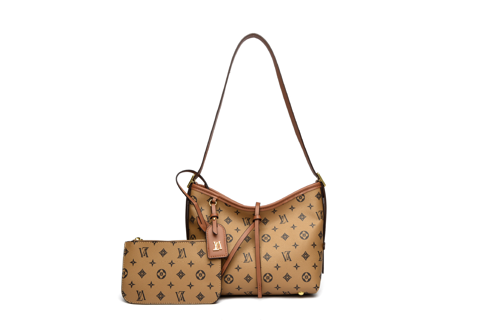 OULAIMEIZI Designer Bag 2025 Large Capacity Commuter Leisure Tote Bag for Women Light Luxury Printed Versatile Fashion Shoulder Bag