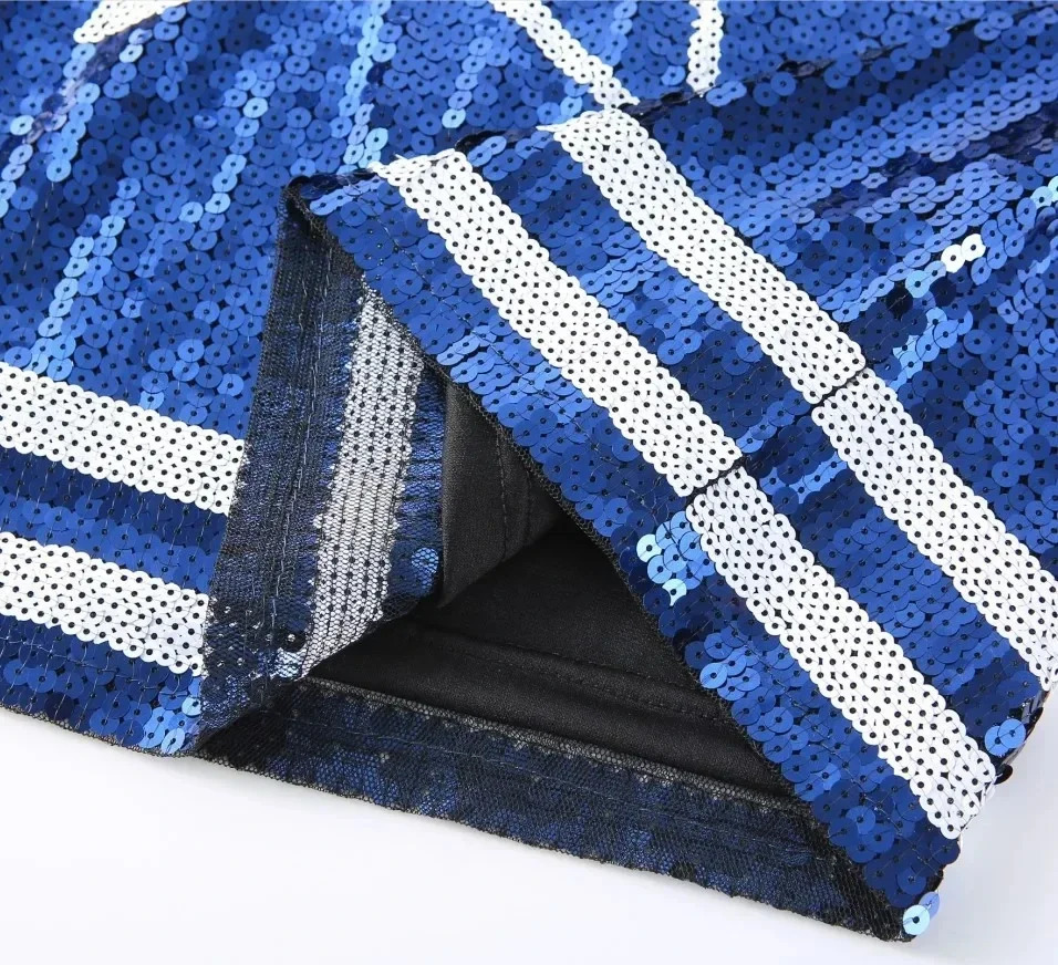 2025 Cow Baseball Football Game Female Tops Sequin Women Jersey Dress 251219