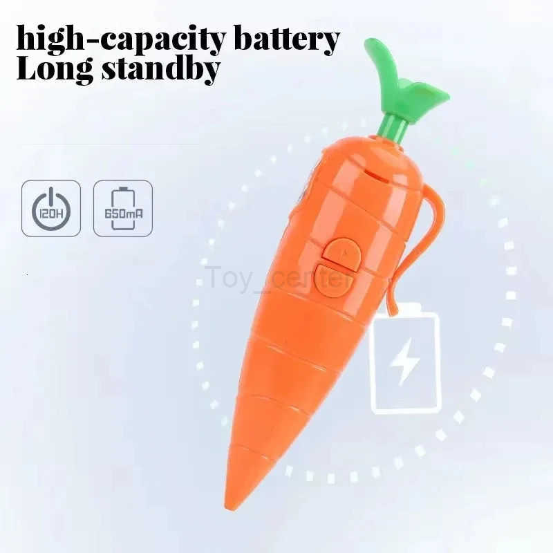 Disney HOT Zootopia 2 Judy Carrot-Shaped 2-in-1 Voice Recorder Ballpoint Pen 60-Second Recording Creative Novelty Stationery H2512201