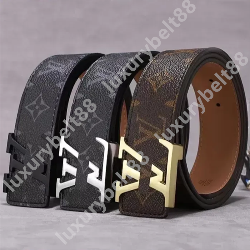 Designer belt men belts for women designer mens belt luxury belt length 100-125CM woman belt fashion luxury letter smooth buckle designer belt AAA