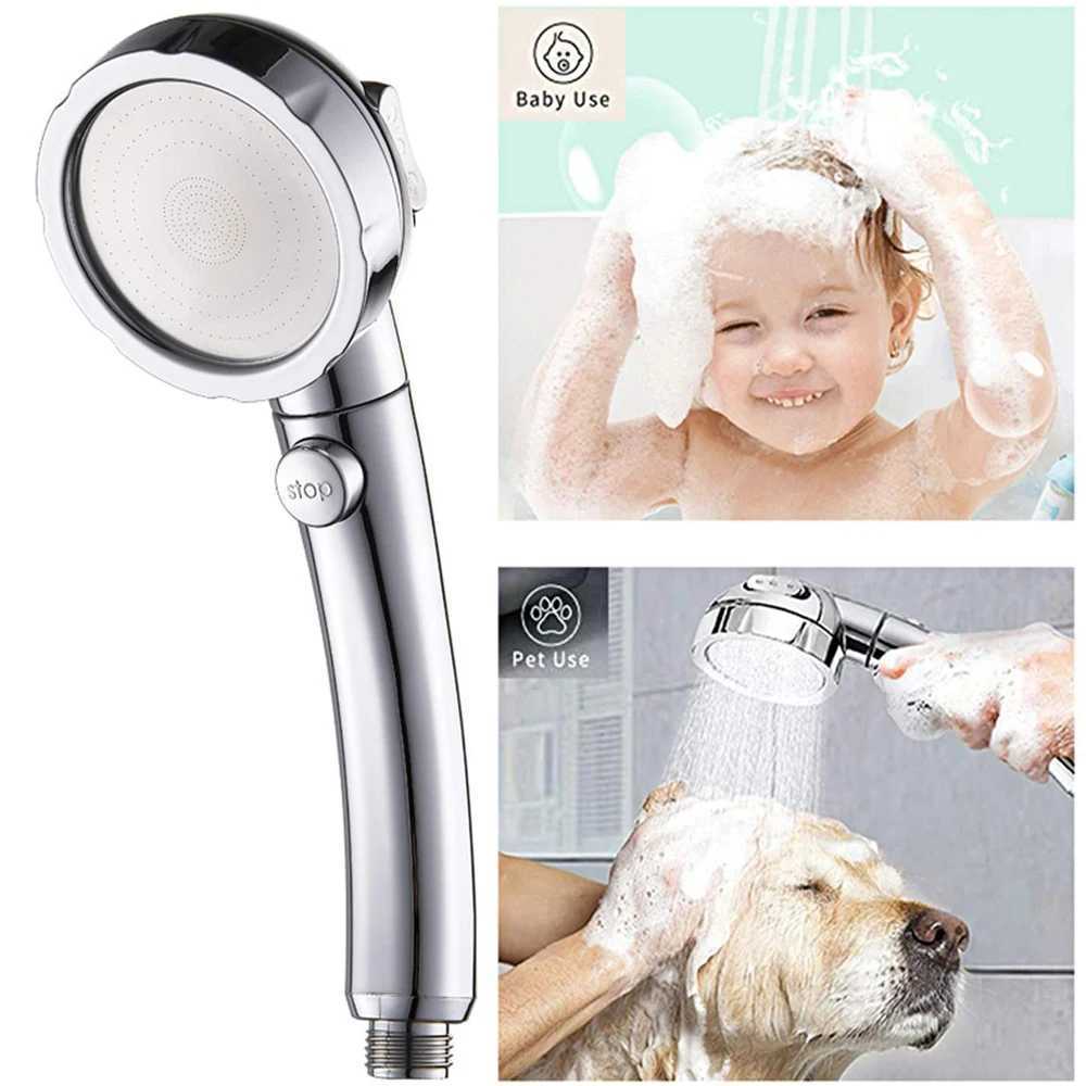 Universal Bath Showerhead High Pressure Rainfall 3 Modes Adjustable Water Saving Luxury Home Hotel Sprayer Bathroom Shower Head C251220